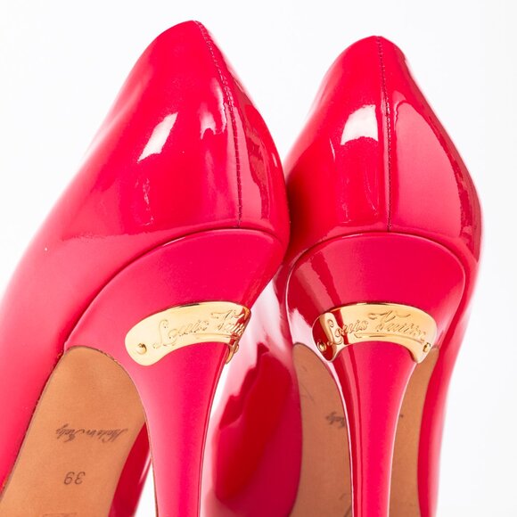 Louis Vuitton Strawberry Rose Pop Patent Leather Pointed-Toe Pumps - Picture 8 of 11